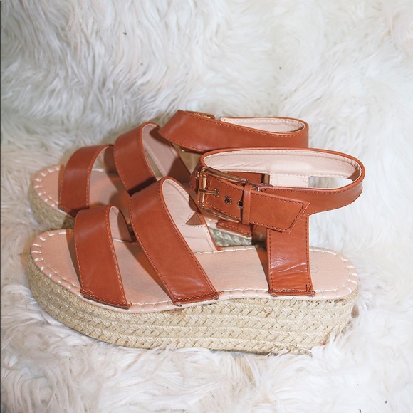 M Maker | Wedge Espadrille Sandals | Size 10 - Picture 2 of 3
